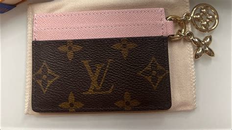 lv charms card holder|louis vuitton lv card holder.